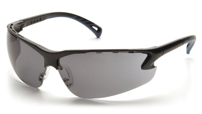 Pyramex Venture 3 Black Frame/Gray Lens Safety Eyewear