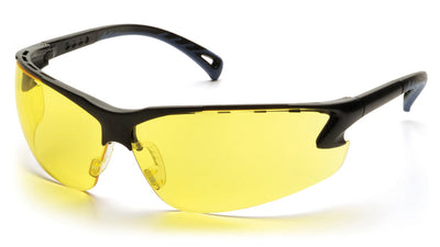 Pyramex Retail - Venture 3- retail - Retail Venture 3 black frame/ amber lens - 1/Pair