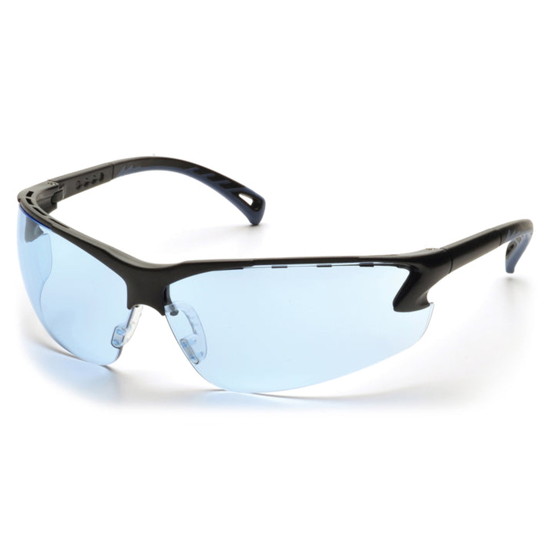 Pyramex - Venture 3 - Black Frame/Infinity Blue Lens - 12/Pair