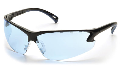 Pyramex Venture 3 Black Frame/Infinity Blue Lens Safety Eyewear