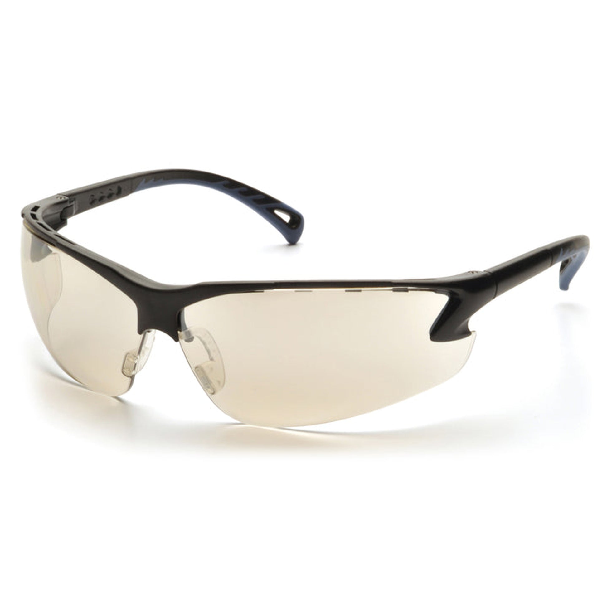 Pyramex - Venture 3 - Black Frame/Indoor/Outdoor Mirror Lens - 12/Pair