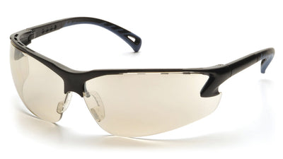 Pyramex Venture 3 Black Frame/Indoor/Outdoor Mirror Lens Safety Eyewear