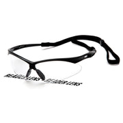 Pyramex - PMXTREME Readers - Black Frame/Clear +2.5 Reader Lens with Black Cord - 6/Pair