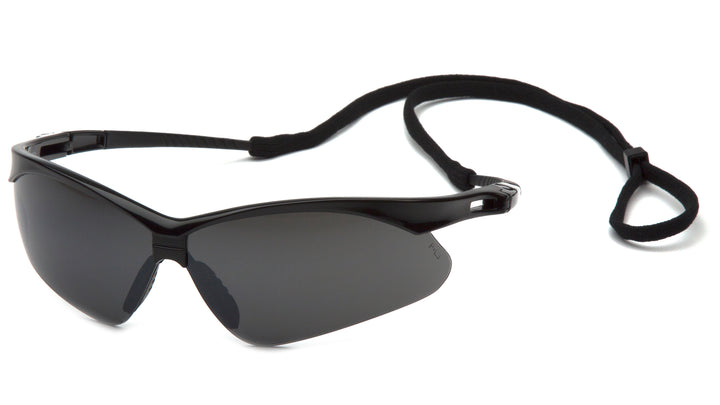 Pyramex - PMXTREME - Black frame/smoke green mirror with cord - 12/Pair