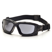 Pyramex - I-Force Slim - Black Strap-Temples/Gray Anti-Fog Lens - 12/Pair