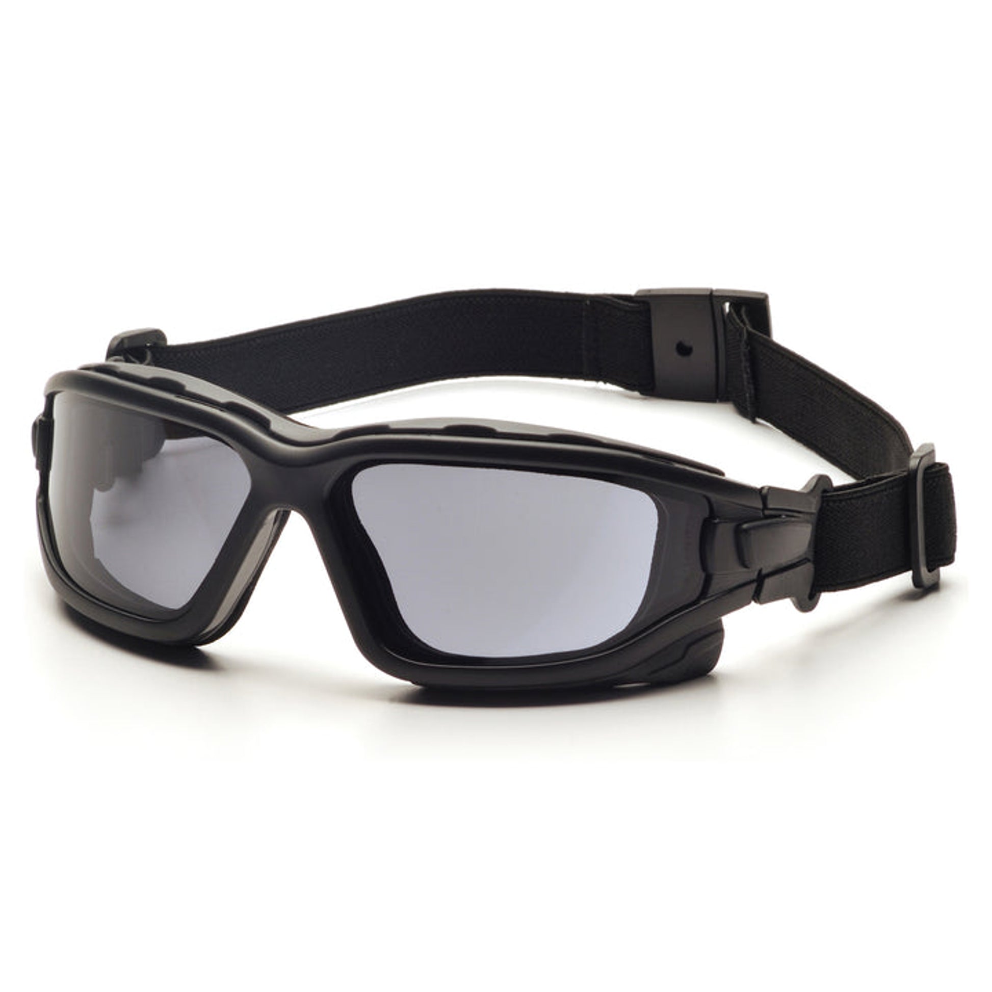 Pyramex - I-Force - Black Strap-Temples/Gray Anti-Fog Lens - 12/Pair