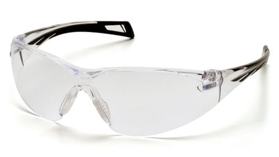 Pyramex PMXSLIM Black Temple/Clear Lens Safety Eyewear
