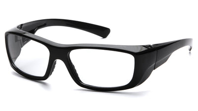 Pyramex Emerge Black Frame/Clear Lens Safety Eyewear