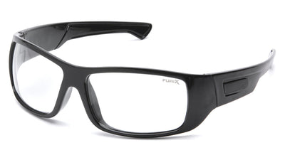 Pyramex Furix Black Frame/Clear Anti-Fog Safety Eyewear