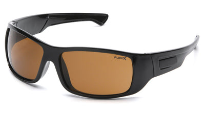 Pyramex Furix Black Frame/Coffee Anti-Fog Safety Eyewear