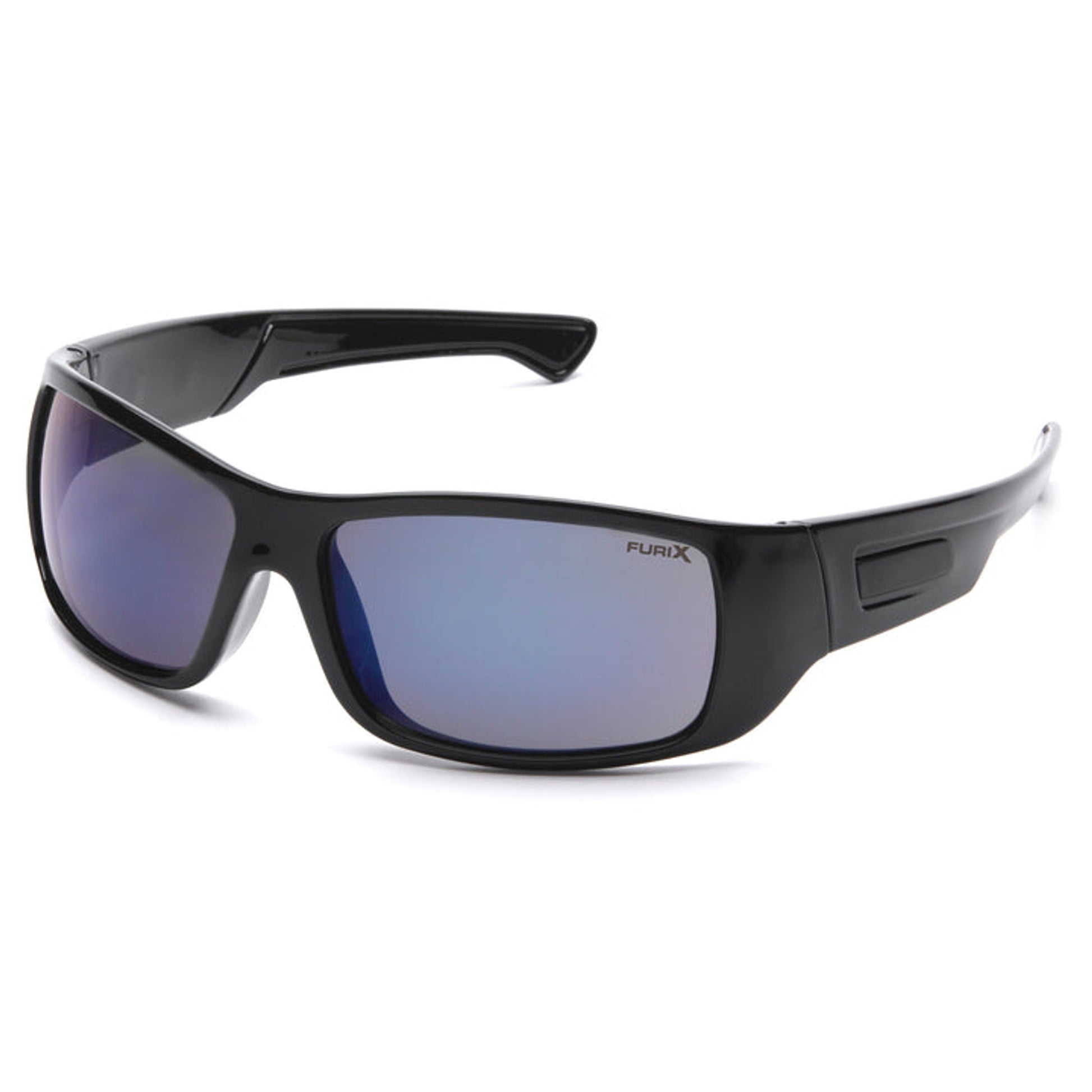 Pyramex - Furix - Black Frame/Blue Mirror Anti-Fog - 12/Pair