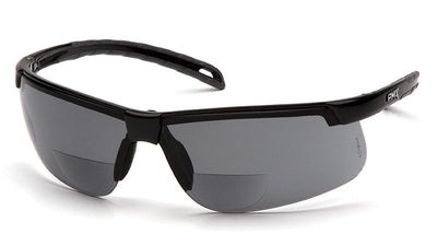 Pyramex Ever-Lite Readers Black Frame/Gray Lens +1.5 H2Max Anti-Fog Lens Safety Eyewear