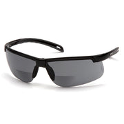 Pyramex- EVERLITE READER- Frame: Black / Lens: Gray +2.0 H2MAX ANTIFOG - 6/Pair
