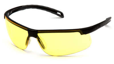 Pyramex Ever-Lite Black Frame/Amber Lens Safety Eyewear