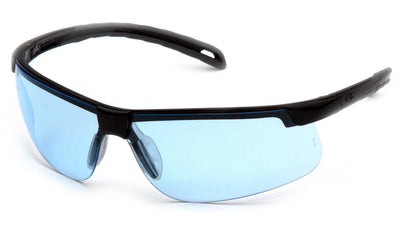Pyramex Ever-Lite Black Frame/Infinity Blue Lens Safety Eyewear