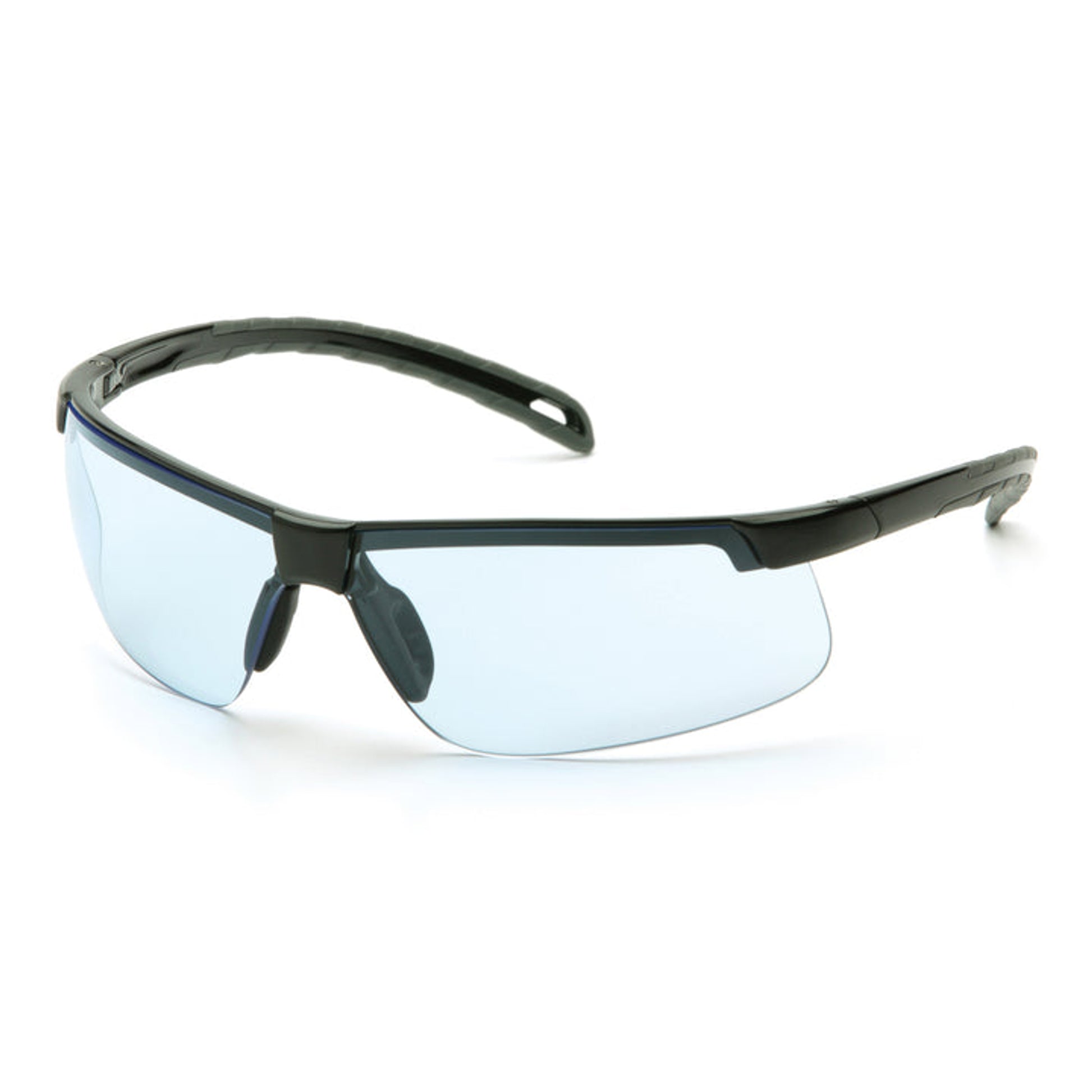 Pyramex - Ever-Lite - Black Frame/Infinity Blue H2X Anti-Fog Lens - 12/Pair