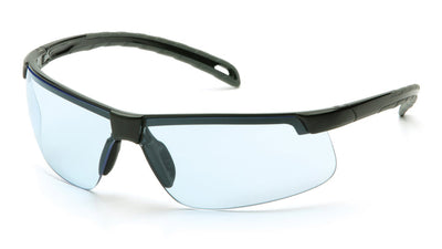 Pyramex Ever-Lite Black Frame/Infinity Blue H2Max Anti-Fog Lens Safety Eyewear