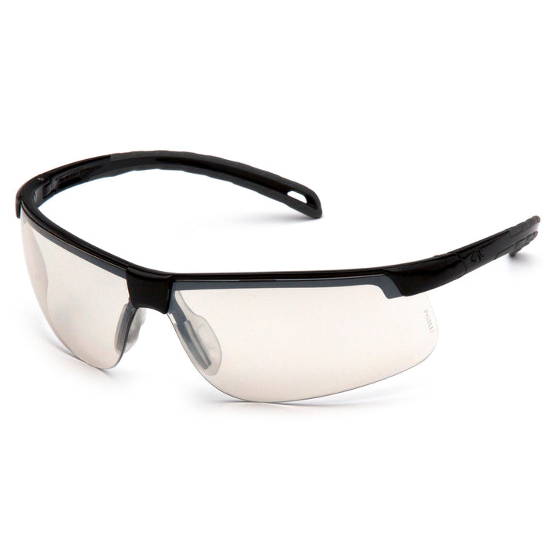 Pyramex - Ever-Lite - Black Frame/Indoor/Outdoor Mirror Anti-Fog Lens - 12/Pair