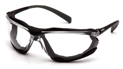Pyramex Proximity Black Frame/Clear H2Max Anti-Fog Lens Safety Eyewear