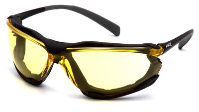 Pyramex Proximity Black Frame/Amber Anti-Fog Lens Safety Eyewear