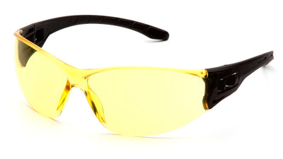 Pyramex Trulock Black Frame/Amber Lens Safety Eyewear