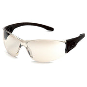 Pyramex - Trulock - Black Frame/ Indoor-Outdoor Mirror Anti-Fog Lens - 12/Pair