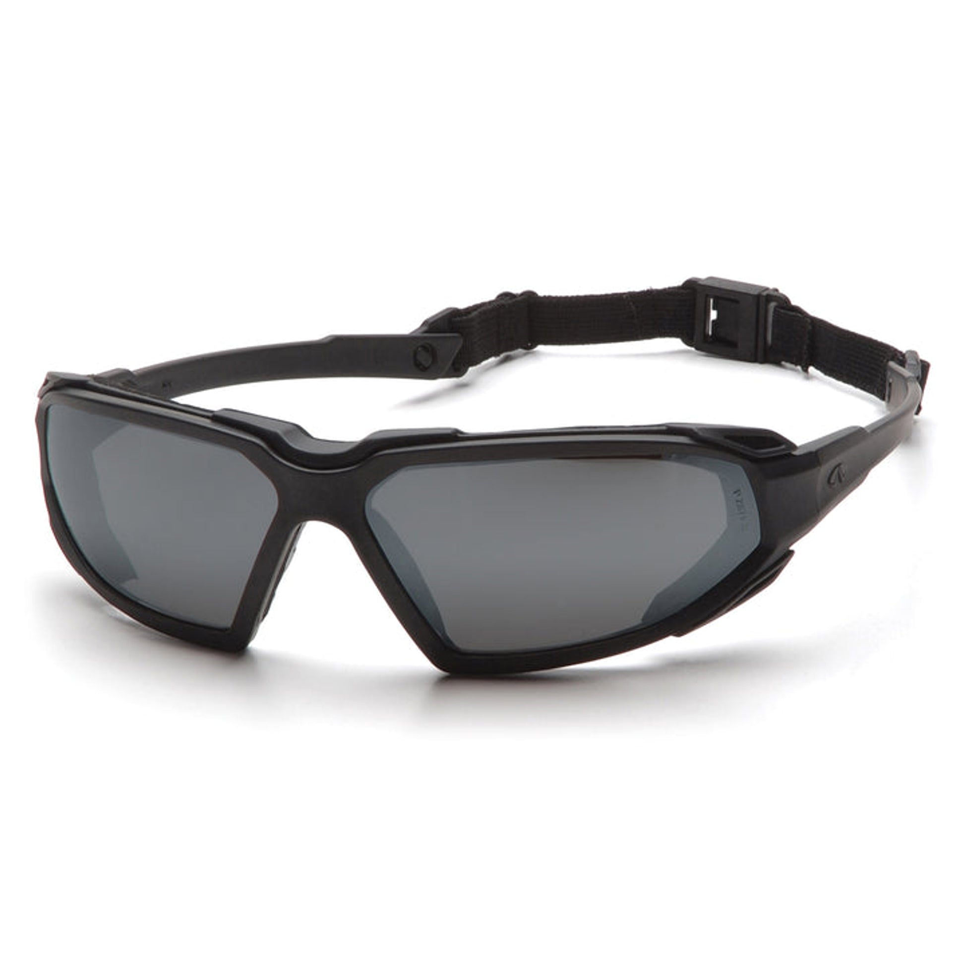 Pyramex - Highlander - Black Frame/Gray Anti-Fog Lens - 12/Pair