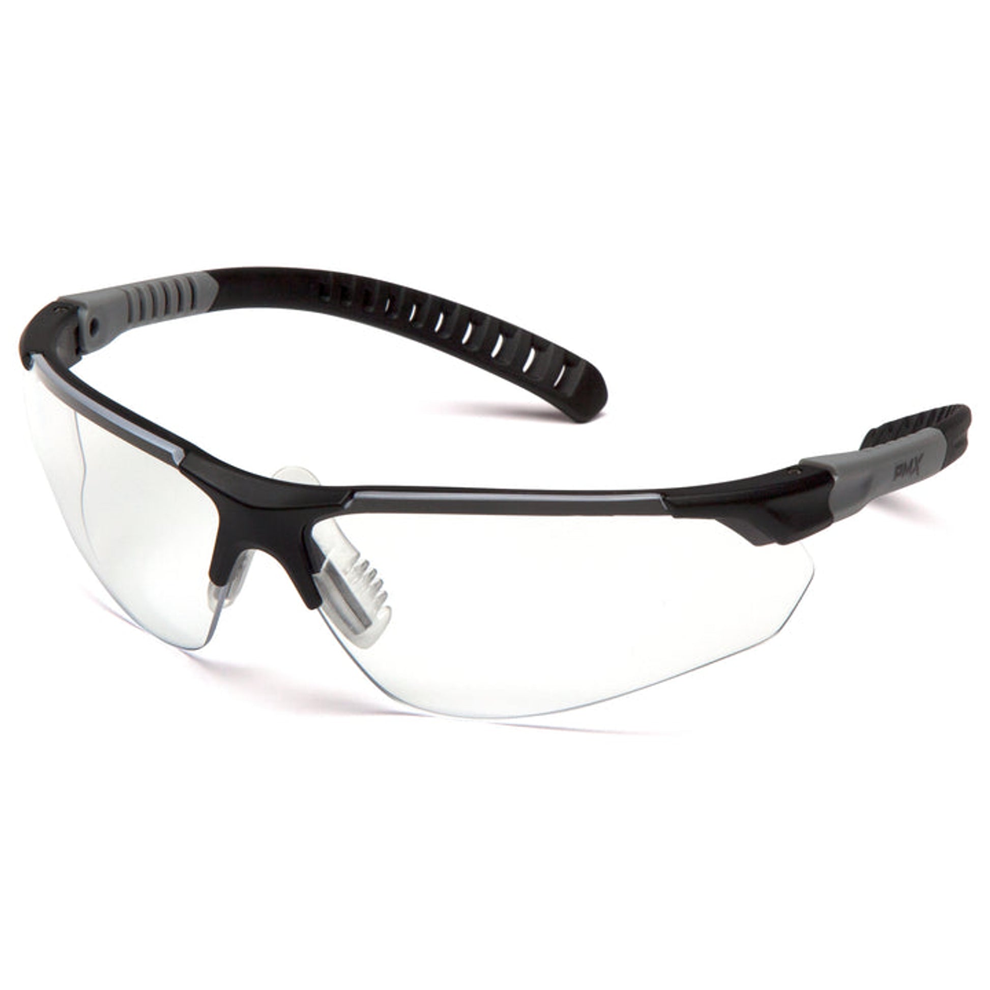 Pyramex - Sitecore - Black and Gray/Clear Lens - 12/Pair
