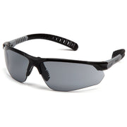 Pyramex - Sitecore - Black and Gray/Gray Lens - 12/Pair