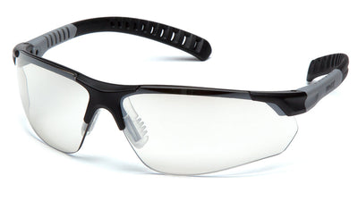 Pyramex Sitecore Black And Gray/Indoor/Outdoor Mirror Lens Safety Eyewear