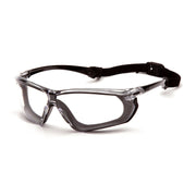 Pyramex - Black-gray frame / clear H2X anti-fog lens - 12/Pair