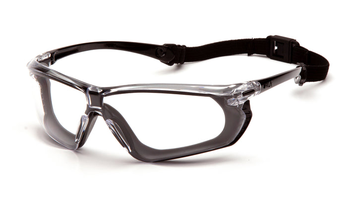 Pyramex - Black-gray frame / clear H2X anti-fog lens - 12/Pair