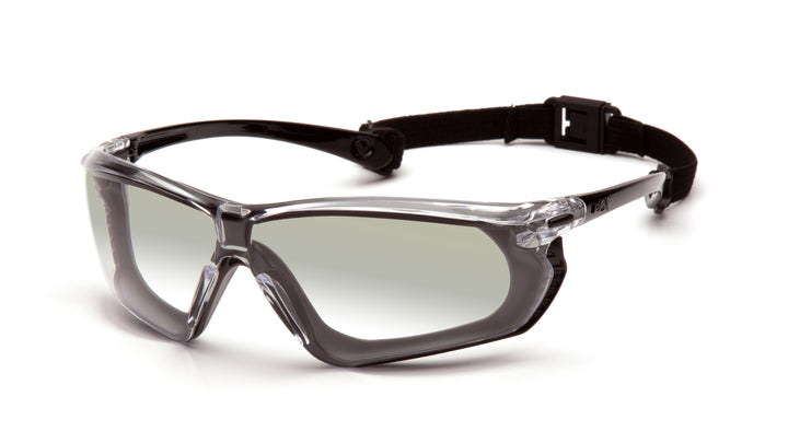 Pyramex - Black-gray frame / indoor-outdoor mirror anti-fog lens - 12/Pair