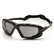 Pyramex - Highlander Plus - Black-Gray Frame/Gray Anti-Fog Lens - 12/Pair