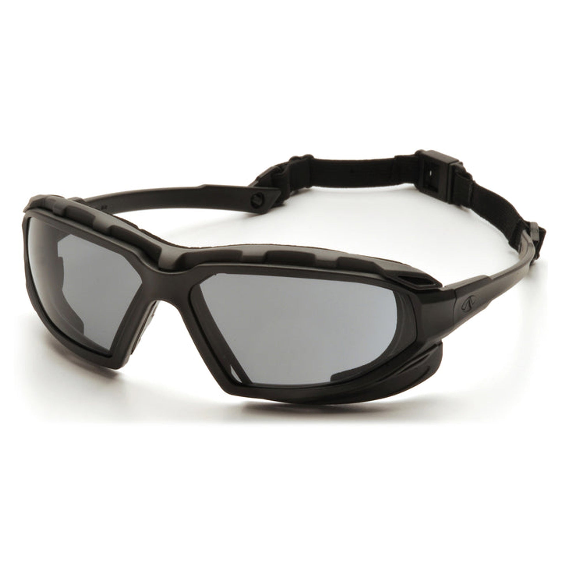 Pyramex - Highlander Plus - Black-Gray Frame/Gray Anti-Fog Lens - 12/Pair