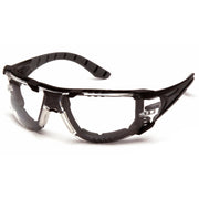 Pyramex - Endeavor Plus - Black-Gray Foam Padded Frame/Clear H2MAX Anti-Fog Lens - 12/Pair