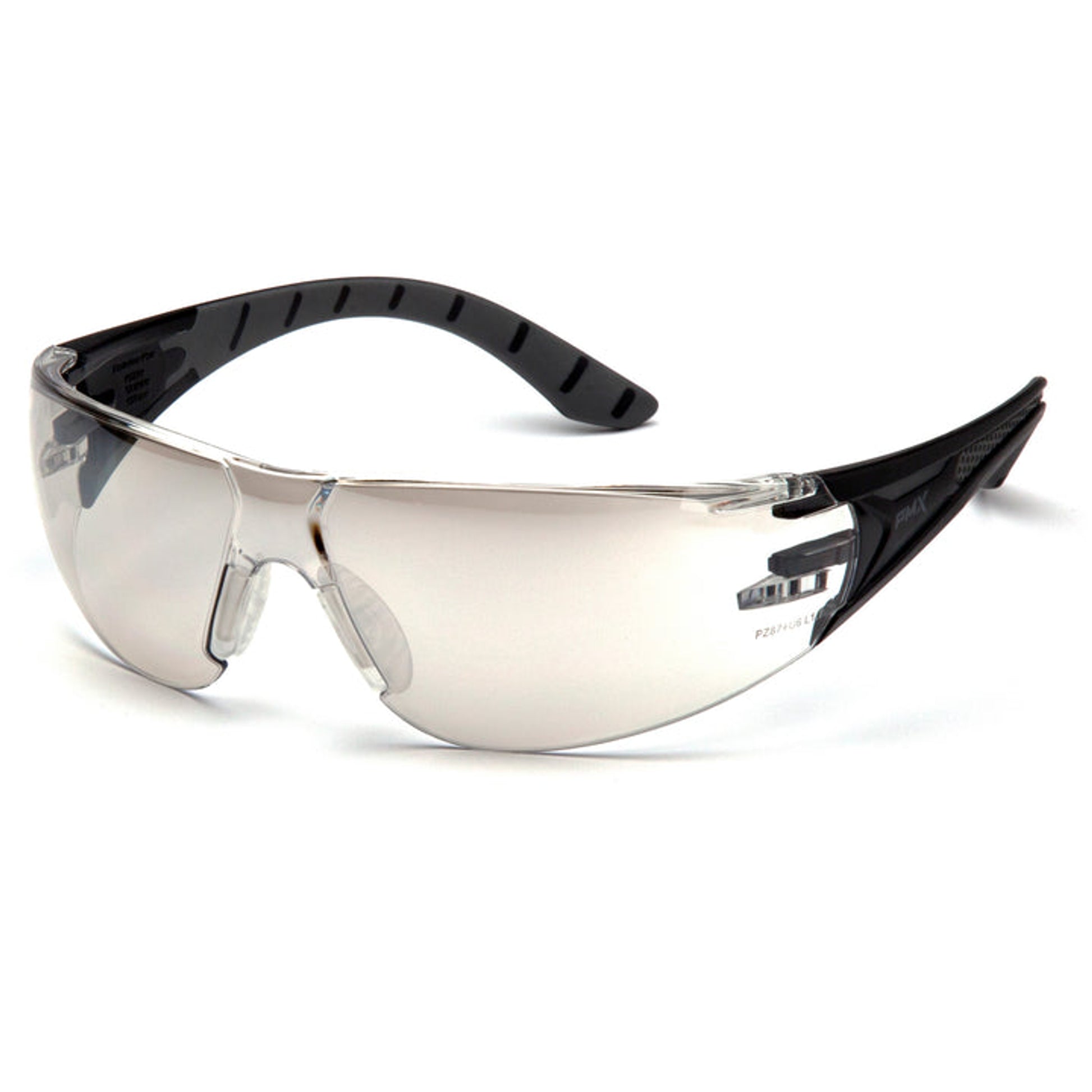Pyramex - Endeavor Plus - Black-Gray Frame/Indoor-Outdoor Mirror Lens - 12/Pair