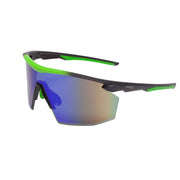 Pyramex - PMXSPEC - Black and lime gradient frame/green mirror AF lens - 12/Pair