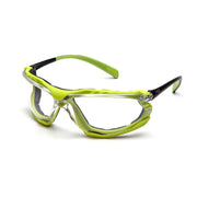 Pyramex-Proximity- Blk Lime Frame Clear H2MAX - 12/Pair