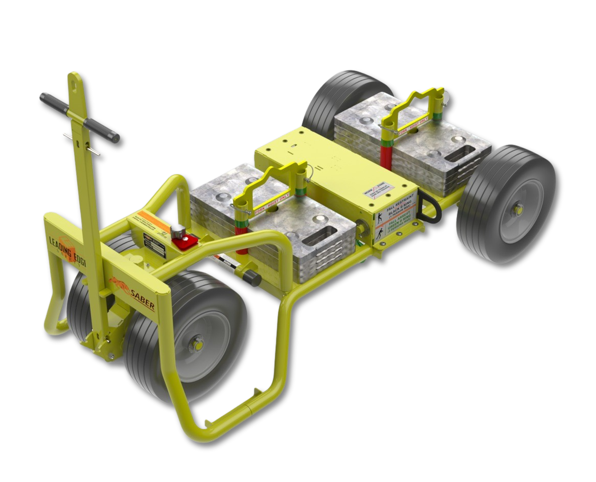 Leading Edge Safety Saber Mobile Fall Protection Cart - SBR-0000-23-ASM