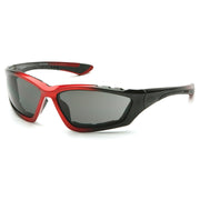 Pyramex - Accurist - Black/Red Padded Frame/Gray Anti-Fog Lens - 12/Pair