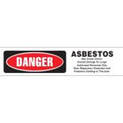 BARRICADE TAPE - DANGER ASBESTOS (WITH ADDITIONAL PRECAUTIONS) - BARRICADE TAPE - DANGER ASBESTOS (WITH ADDITIONAL PRECAUTIONS), 3x1000,