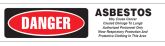 BARRICADE TAPE - DANGER ASBESTOS (WITH ADDITIONAL PRECAUTIONS)