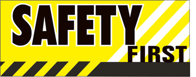 SAFETY FIRST - REINFORCED WHITE VINYL WITH 10 GROMMET TABS