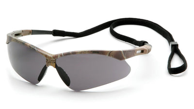Pyramex PMXTREME Camo Frame/Gray Anti-Fog Lens With Black Cord Safety Eyewear