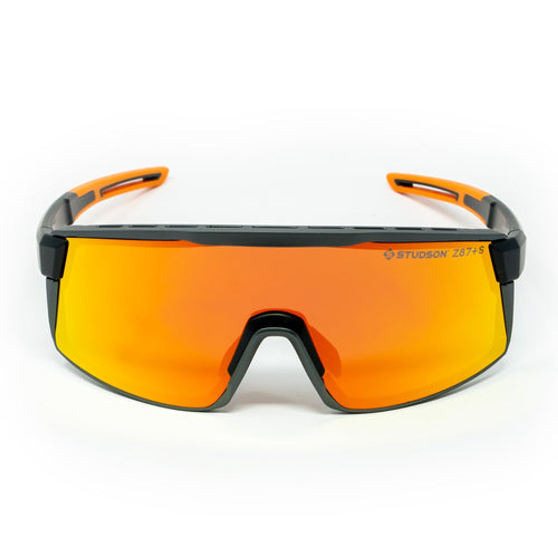 Studson The Sentinal Safety Glasses ANSI Z87+ - Orange Mirror Smoke- 1 Pair