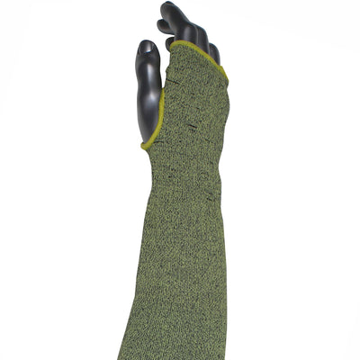 Kut Gard Single-Ply ATA / Hide-Away FR Blended Sleeve w/Thumb Hole - Green - 12/EA - S13ATAFR/4HA-ES6-T