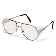 Pyramex - Pathfinder - Gold Metal Frame/Clear Lens - 12/Pair
