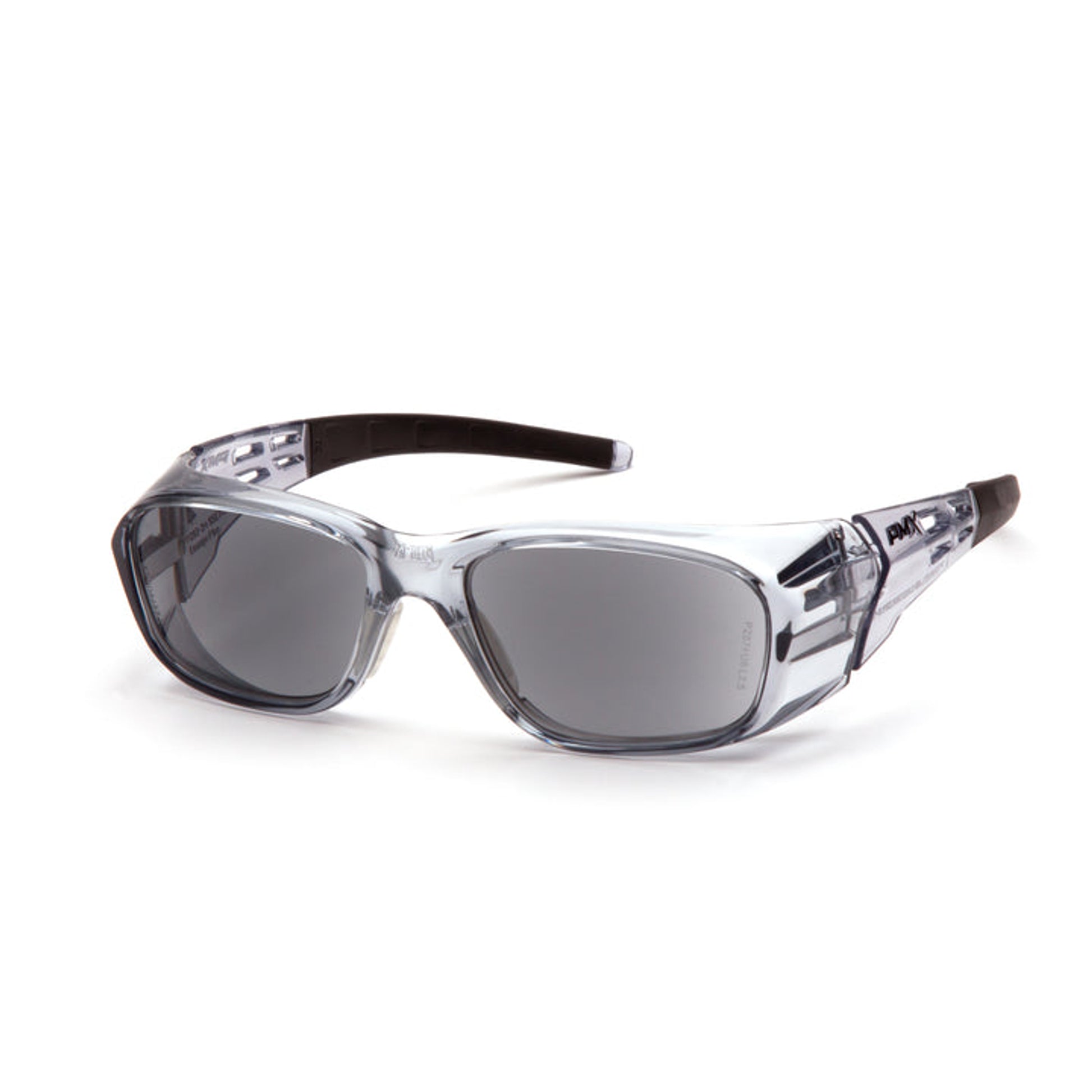 Pyramex Products - Emerge Plus - Gray Frame/Gray  full +2.0 reader lens - 6/Pair