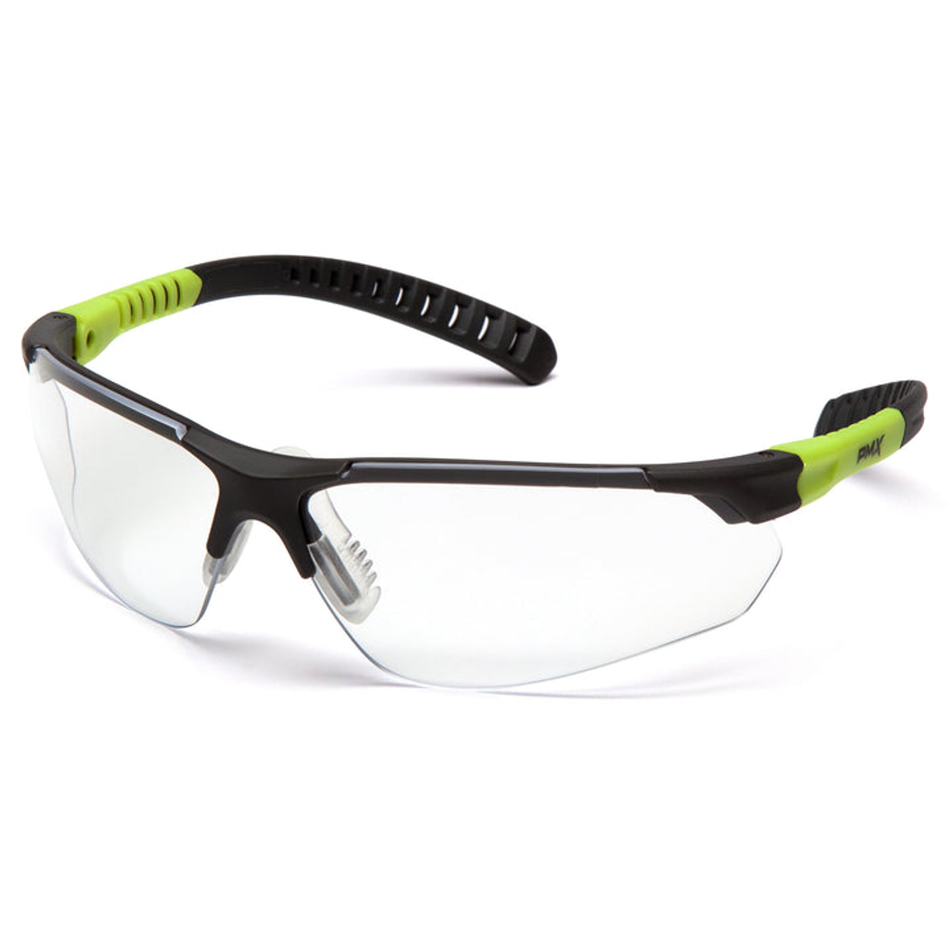 Pyramex - Sitecore - Gray and Lime/Clear H2MAX Anti-Fog Lens - 12/Pair